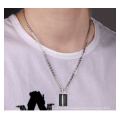 Accessoires pendentifs de mode Collier en acier inoxydable